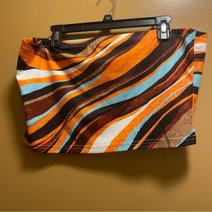 NY & C New York & Company beach skirt bikini bottom cover up sz XXL NWT